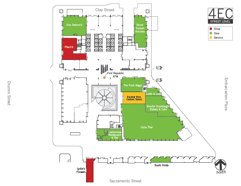 Maps Embarcadero Center